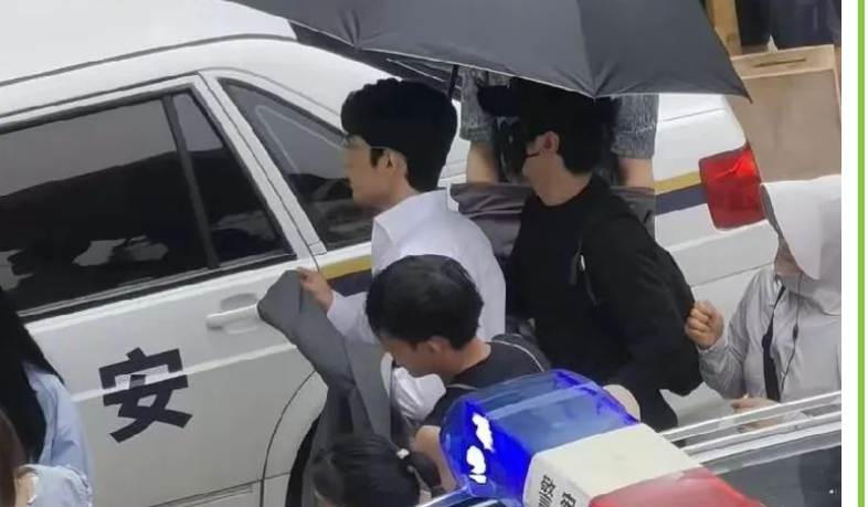 “快去看，井柏然在我们小区拍戏呢！”